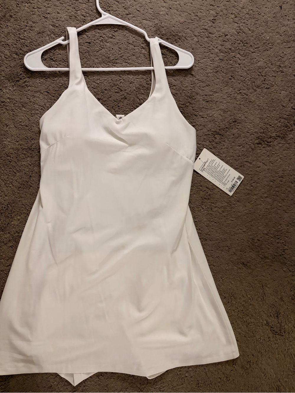 lululemon athletica White Scoop-Neck Tank Top